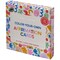 Journey of Something: Color Your Own Affirmation Cards - Mindfulness Positivity Art Kit, Dual-Tip Markers, Wooden Display Stand, Adults Activity